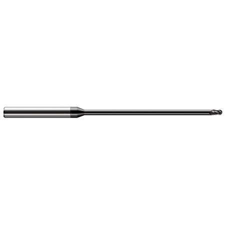 HARVEY TOOL Miniature End Mill - Ball - Long Reach, Stub Flute 40120-C4